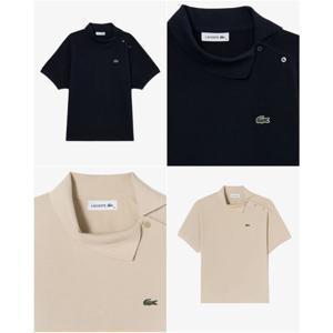 라코스테 (여성) 26SS 사선 플라켓 폴로 셔츠 PF610E-56G 2컬러 (택1)