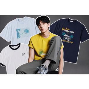 폴햄 이거다! 여름원단 짱짱 26 S/S 큘텐션/솔리드 /무지/그래픽 /링거티셔츠 3종 택1 1090/1080/1100