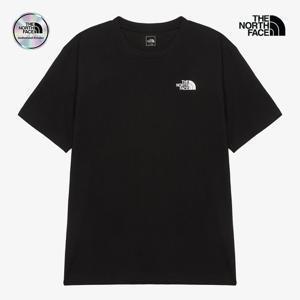 노스페이스 [공식] NT7UR77A 남성 코튼 베이직 반팔 티셔츠 BLACK