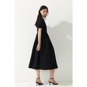 H&M 코튼 드레스 블랙 1287800001