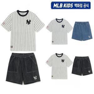 [백화점 공식] 26SS [베이비&키즈] 스트라이프 데님 티셔츠세트 (2color) 7AS1B0263