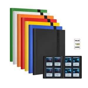 160/360 카드 수용 포켓 홀더 바인더 앨범 CCG MTG 매직 유희왕 보드게임 카드북 슬리브 사진 홀더