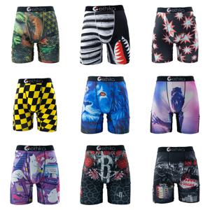ETHIKA 남성 속옷 복서 1Pcs 통기성 메쉬 가랑이 남성 수영 속옷 플러스 사이즈 L-3XL 남성 팬티 남성 복서 팬티