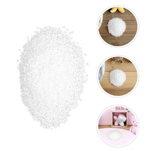 미니 폴리스티렌 폼 비즈 화이트 3-5mm 빈백 의자 충전재 베개 필러 스터핑 비즈 DIY 공예 폼볼 경량