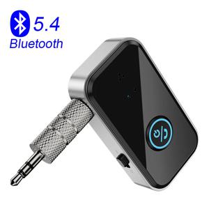 블루투스 5.4 송수신기 2 in 1 무선 오디오 차량용 음악 헤드폰 스피커 3.5mm 잭 AUX 무선 오디오 어댑터
