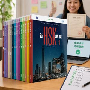 새로운 HSK 3.0 코스 레벨(2026년판) 중국어 자습 교과서