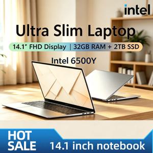인텔 6500Y 14.1인치 초경량 노트북 2C4T 1.1~3.4GHz 32GB RAM 2TB PCIe SSD 5000mAh 백라이트 지문인식 프로 맥스 HD