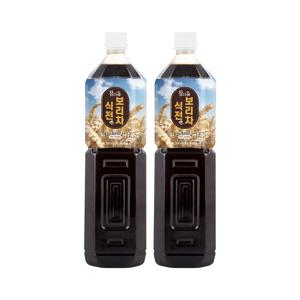 참다음 식전엔 보리차 보리음료 국산 보리차 1500ml x 2개입 홈카페