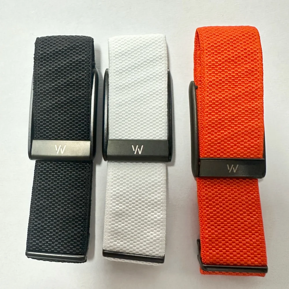 블랙 실버 골드 스트랩 팔찌 (Whoop 5.0 Mg 손목밴드용) W 로고 밴드 나일론 우븐 탄성 Whoop 스포츠 교체 스트랩