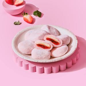 [개별포장] 밀양 딸기크림찹쌀떡 320g(40g x 8개입)
