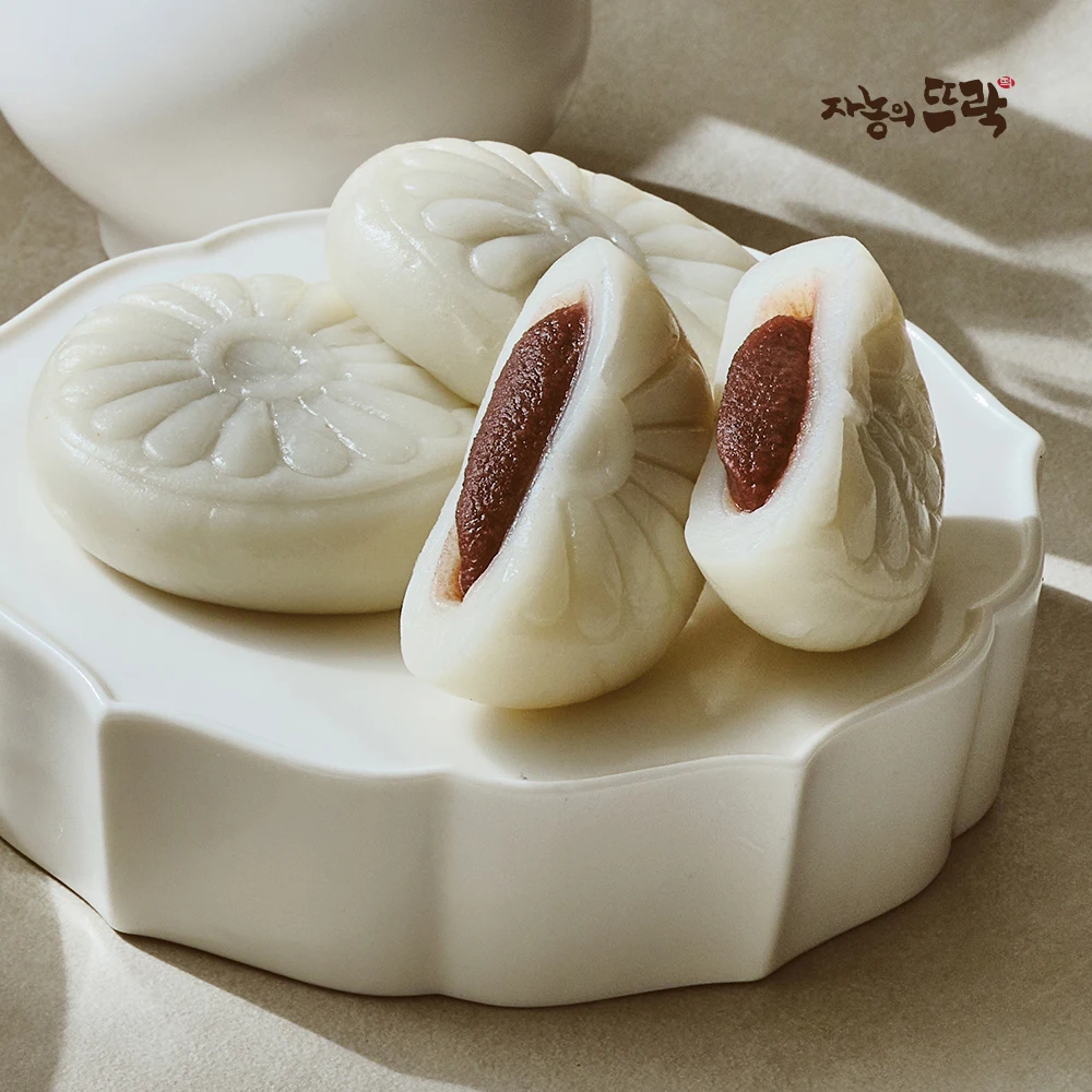[개별포장] 자농의뜨락 앙꼬절편 1kg (65g x 16개입)