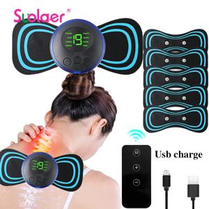 지능형 미니 전기 목 마사지기 USB 충전식 휴대용 어깨 및 목 마사지 패치 (다단계 조절 가능)