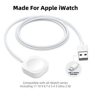 애플워치 충전기 USB 마그네틱 무선 고속 충전 케이블 (iWatch 11 10 9 8 7 6 5 4 3 2 SE/2 울트라 충전기 휴대용)
