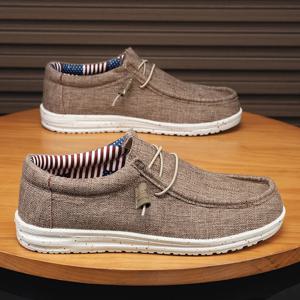 남성용 메쉬 로퍼 가을 남성용 가황 신발 통기성 경량 하이킹 야외 스포츠 신발 Zapato Abierto Scarpa Aperta