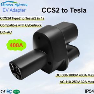 CCS2 테슬라 전기차 충전 어댑터 400A CCS 콤보 2 테슬라용 변환기 차량용 충전기 CCS2 테슬라 어댑터