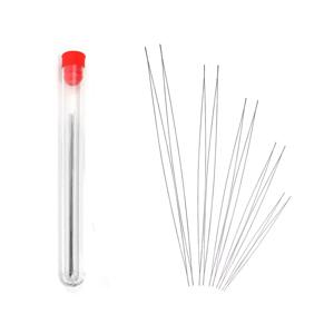 10개 오픈형 비즈 바늘 세트, 5가지 사이즈 각 2개, DIY 수제 비즈 도구, 보석 제작 액세서리