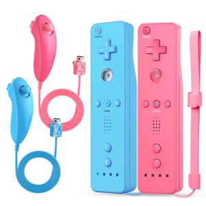 실리콘 케이스와 스트랩이 포함된 Nintendo Wii 리모컨용 Bonacell 컨트롤러는 모션이 있는 Nintendo Wii/Wii U/Wii Mini와 호환됩니다.