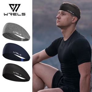 WRELS 1/2/3개입 땀밴드 스포츠 헤드밴드 남녀공용 땀 흡수 운동 헤드밴드 논슬립 탄력 헤어밴드