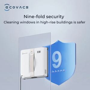 ECOVACS 오리지널 윈봇 에어 미니 로봇 창문 청소 로봇 8000Pa 흡입력 유니버설 100V-240V 전압 유리면용