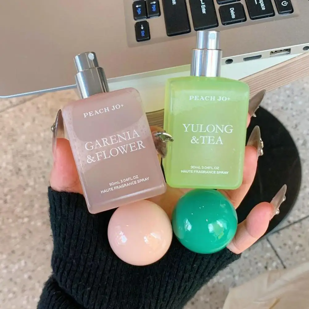 90ml 플라워 스위티 향수 스프레이 미스트, 오래 지속되는 플러팅 데이트용 가드니아 티 향, 매혹적인 꽃향기 바디 스프레이