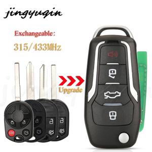 Jingyuqin 업그레이드 된 원격 키 Fob 315MHz 4D63 포드 이스케이프 포커스 C-Max Transit F250 F350 F450 F550 OUCD 6000022   CWTWB1U793