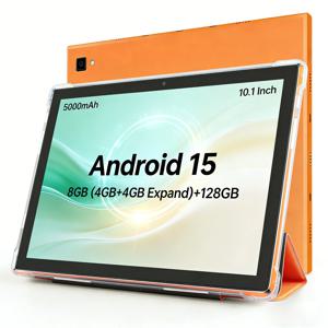 파이탄리 2026 안드로이드 15 태블릿 PC 10인치 HD IPS 터치스크린 8GB 램 128GB 롬 와이파이 블루투스 듀얼 카메라 GPS 학생용 태블릿
