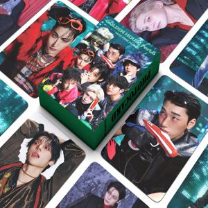 55개/세트 아이돌 ATEEZ 신규 14번째 미니앨범 GOLDEN HOUR 파트.5 로모 카드 엽서 성화 홍정 윤호 민기 산 팬 선물