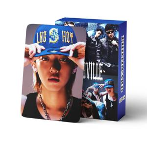 55pcs LNGSHOT 새 앨범 4SHOVILLE Jay Park 포토 카드 포토카드 스티커 Kpop Merch Lomo 카드 세트 팬 컬렉션 카드 선물