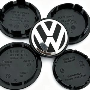 폭스바겐 자동차 휠 센터 허브 캡 커버 3D 4개 55mm 56mm 65mm 70mm 4 5 6 7 시리즈 파사트 B5 B6 B7 폴로 투란 CC 액세서리