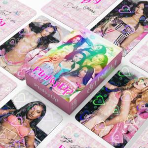 60개/세트 KATSEYE PINKY UP lomo 스타 포토카드 사진 로모 카드 팬 컬렉션 프린트 카드