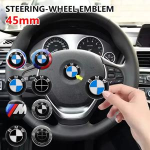 45mm 자동차 스티어링 휠 엠블럼 스티커 액세서리 (BMW E36 E39 E46 E53 E60 E90 E83 F10 F20 F21 F30 F35 M3 M5 X1 X3 X4 X5 X6 용)