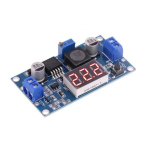 LM2596 DC DC 스텝 다운 컨버터 전압 레귤레이터 LED 디스플레이 전압계 4.0~40 ~ 1.3-37V 벅 어댑터 가변 전원 공급 장치