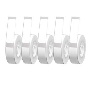 5개 12mmx40mm 화이트 갭 라벨지 P12 P15 포메모 D30 Q30 프린터용 방수 자가 접착 열전사 프린터 스티커