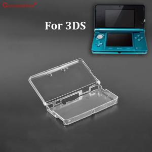 1PC 투명 크리스탈 보호 케이스 커버 3DS용 하드 쉘 스킨 + NS 3DS 화면 보호기용 방진 필름