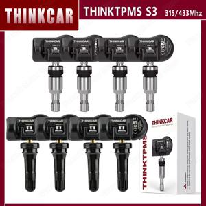 씽카 씽크티엠피에스 S3 TPMS 센서 315/433MHz 범용 무선 프로그래밍 가능 타이어 공기압 모니터 BMW 토요타 등 98% 차량 호환