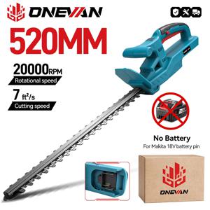 ONEVAN 3000W 무선 전기 울타리 트리머 휴대용 가지치기 톱 잔디 깎는 기계 정원 트리밍 전동 공구 (마키타 배터리 핀용)