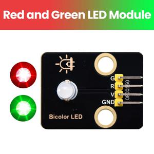 레고 블록과 호환되는 Arduino DIY 프로젝트용 빨간색 및 녹색 바이컬러 LED 모듈(공통 양극) DIY 전자 부품
