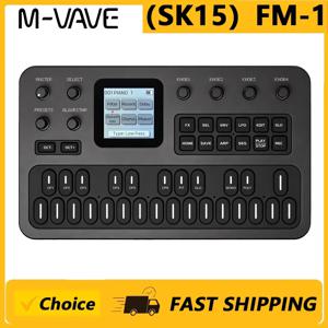 M-VAVE FM1（SK15） 미니 FM-1 신디사이저 27키, 3채널 MIDI, 12시간 배터리, TFT 디스플레이, 스튜디오 프로듀서 및 공연자용