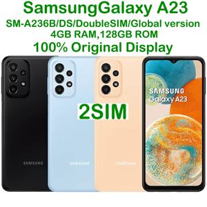 중고 삼성 갤럭시 A23 스마트 안드로이드 폰 6.6인치 50MP 글로벌 에디션 듀얼심 리퍼비시 삼성 스마트폰 5000mAh 25W NFC