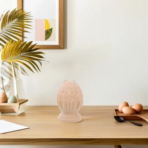 파인애플 나무 조각 장식 기둥 캡, 계단 침대 기둥 커튼 봉 유럽 스타일 장식 난간 상단 미도색 원목
