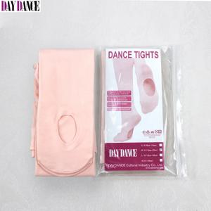 성인용 발레 스타킹 도매, 소녀용 벨벳 컨버터블 댄스 스타킹, 화이트 핑크 발레 팬티스타킹 (홀 포함) 12켤레