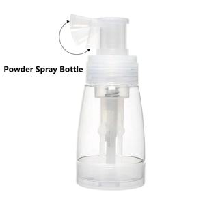 17ml/180ml 파우더 펌프 스프레이 병(탈컴 파우더, 후추, 양념 가루, 루스 파우더, 살롱 액세서리) 1개/2개