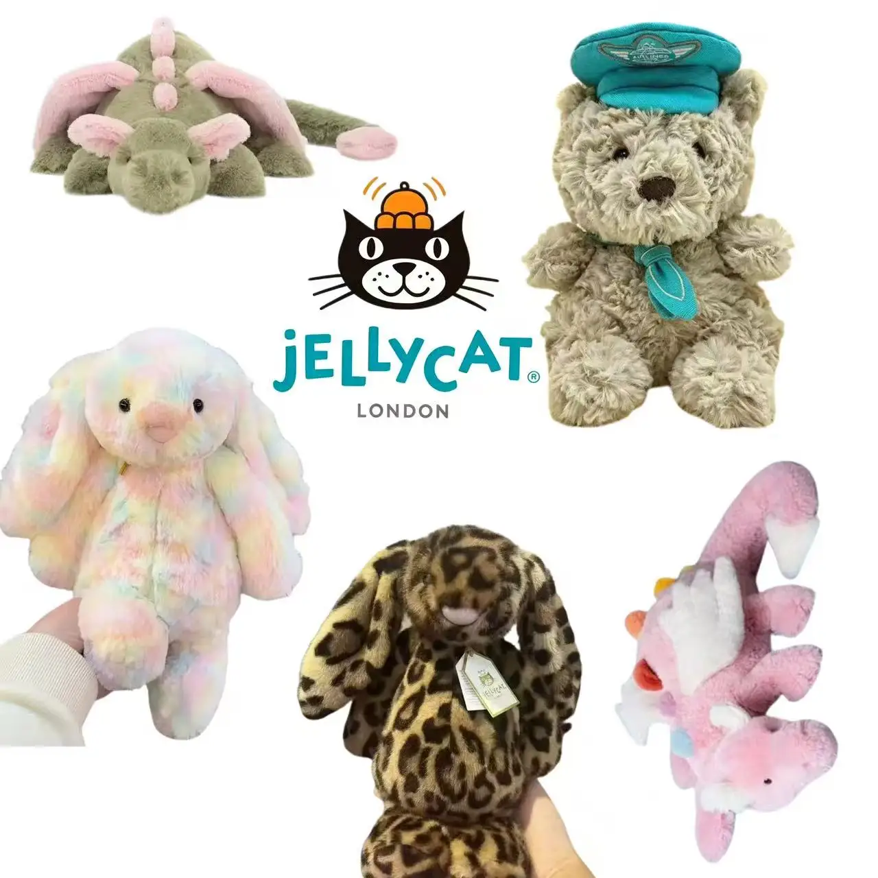 2026JELLYCAT 플러시 장난감 JC 플러시토이즈: 러브 시리즈; 토끼 시리즈; 드래곤 시리즈; 거북이 시리즈; 곰 시리즈; 클로버 및 기타 인형들