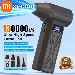 샤오미 130000RPM 블로워 4단계 조절 가능 브러시리스 터보 제트 팬 LED 조명 배터리 디스플레이 무선 먼지 진공 청소기