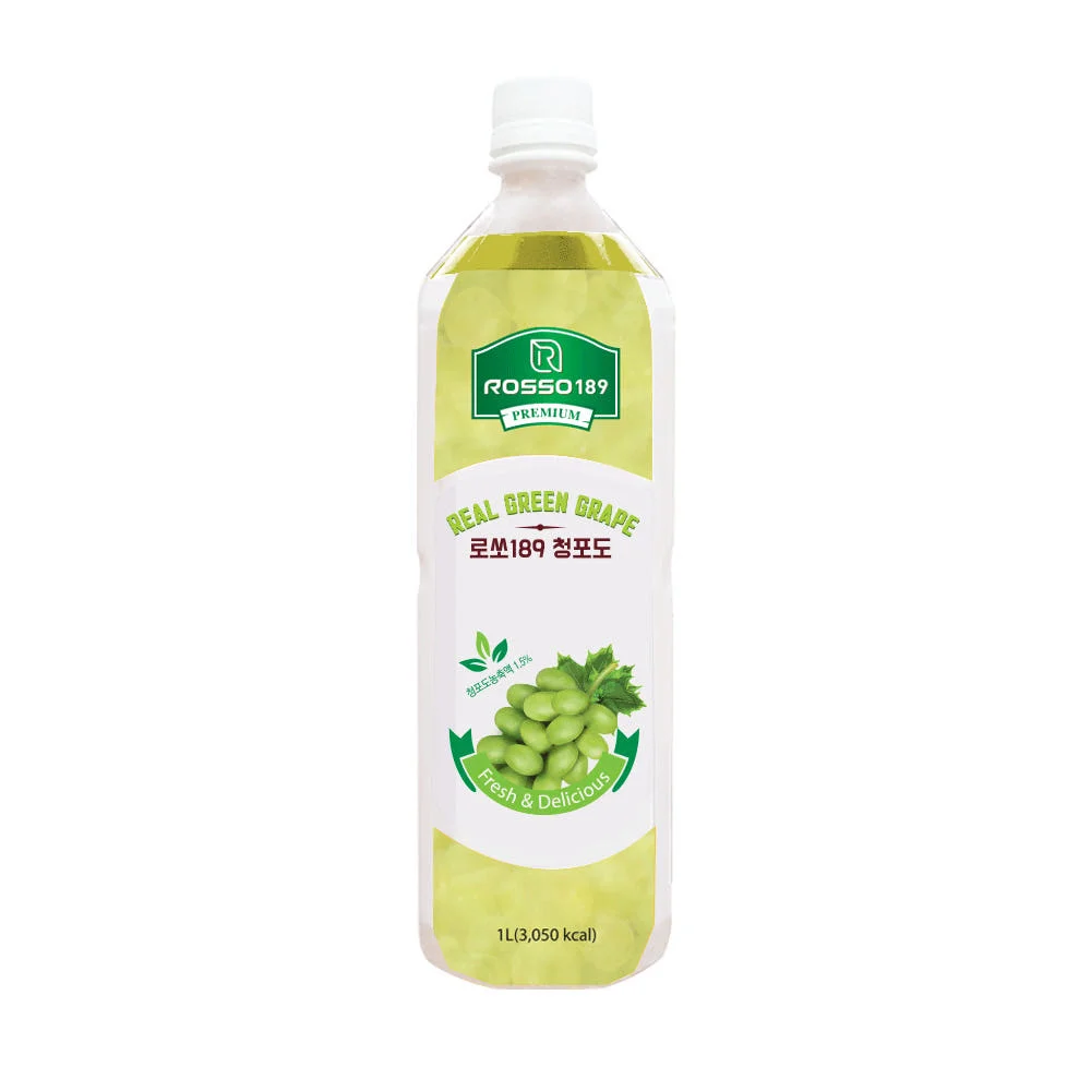 로쏘189 청포도 시럽 하이볼 에이드 베이스 1L x 2개입