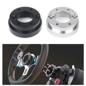 13/14 인치 스티어링 휠 어댑터 플레이트 Logitech G29 G920 G923 용 70mm PCD 레이싱 스티어링 휠 자동차 게임 수정
