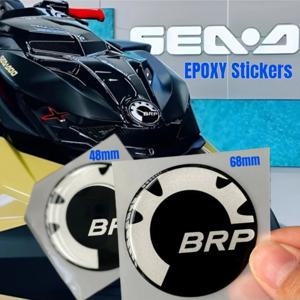 제트스키 스티커 68mm 에폭시 엠블럼 48mm 배지 SEA-DOO 보트 스티커 비닐 데칼 액세서리 RXP RXT GTI 스파크 GTX (BRP SEADOO 용)