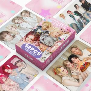 92개/세트 XLOV I God 로모 스타 포토카드 스티커 사진 로모 카드 팬 컬렉션 프린트 카드