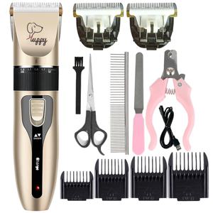 강아지/고양이/토끼 털깎이 기계, 미용 이발기, 전문 트리머 면도기 세트, 무선 충전식, 특가 판매