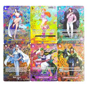 프록시 원피스 나미 보아 핸콕 로지난테 드래곤 주로 루치 SP 신세계 황제들(OP09) TCG 게임 컬렉션 카드